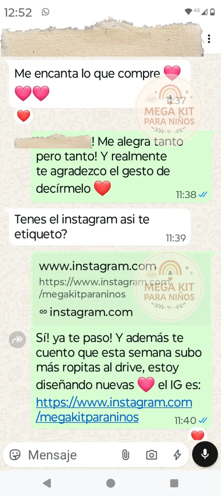 Testimonio real de una clienta de Mega Kit